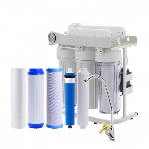 5 Stages 100GPD Reverse Osmosis Water Filter System For Home RO Water Treatment System