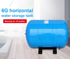 Hot 6G horizontal type CE carbon Iron pressure storage water tanks cheap prices