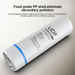 10-Inch UDF Activated Carbon Household Water Filter Cartridge Plastic Filter Replacement for Water Filtration