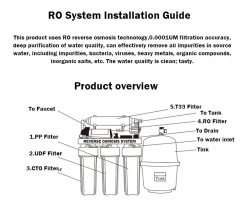 5-stage RO reverse osmosis water purifier home water purifier mineralization physical hydrogen-rich health water machine water purifier