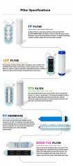 5-stage RO reverse osmosis water purifier home water purifier mineralization physical hydrogen-rich health water machine water purifier