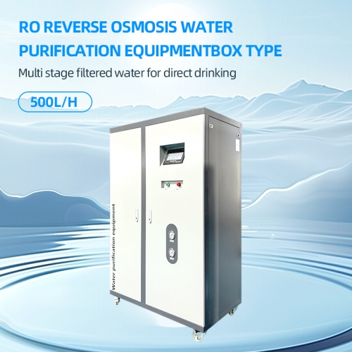 Industrial RO reverse osmosis water filter water output 0.5T/H Healthy Water Drinking Machine Highly efficient bacteria removal RO REVERSE OSMOSISWATER PURIFICATION EOUIPMENT Multi stage filtered water for direct drinking Water Purification Equipment