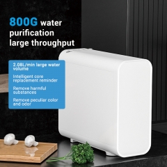 Factory wholesale water purifier 800G high flow intelligent dual outlet tap water filtration RO reverse osmosis water purifier 800GLARGE-FLUX RO REVERSEOSMOSIS PURE WATER MACHINE