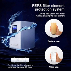 New hot multi-function water purifier household commercial desktop installation-free water purifier 5-stage filtration water purifier RO reverse osmosis water purifier