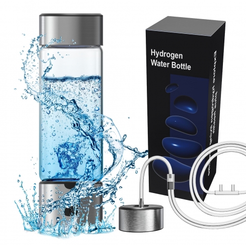 Hydrogen Water Bottle 460ML, 2024 Hydrogen Water Bottle Generator, Using SPE, PEM Technology To Improve Water Quality In 3 Minutes, Hydrogen Water Is Suitable For Travel, Sports, Daily Drinking