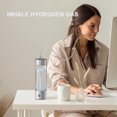 Hydrogen Water Bottle 460ML, 2024 Hydrogen Water Bottle Generator, Using SPE, PEM Technology To Improve Water Quality In 3 Minutes, Hydrogen Water Is Suitable For Travel, Sports, Daily Drinking