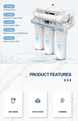 Water purification system with integrated waterway,no leakage Excellent reverse osmosis water purifier