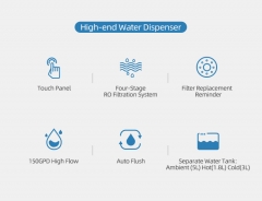 Water Dispenser with RO system,vertical water dispenser with excellent performance and perfect design available in hot, cold and ambient water