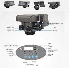 Customize Ion Exchange Resin Softener hard water manual valve water softeners uf membrane water filter system for home