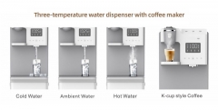 Water Cooler Dispenser with Filtration, Cold & Hot Water Dispenser with coffee maker,best dispenser for office, restaurant, shopping mall, Cafeteria, hospital, etc available in hot, cold and ambient water