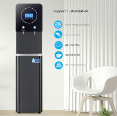 Customised Business Stainless Steel Vertical Reverse Osmosis Filtration Walk-in Commercial Water Purifier Office Direct Drinking Commercial Water Purifier