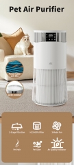 Household pet air purifier wifi intelligent control in addition to formaldehyde PM2.5 in addition to odor air purifier