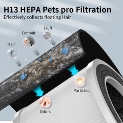 Household pet air purifier wifi intelligent control in addition to formaldehyde PM2.5 in addition to odor air purifier