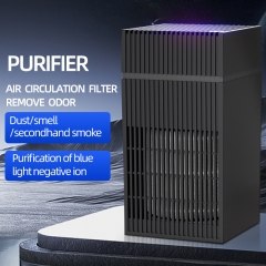 hot selling home desktop intelligent air purifier particles in addition to odor, smoke and dust air purifiers