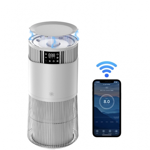 Household pet air purifier wifi intelligent control in addition to formaldehyde PM2.5 in addition to odor air purifier