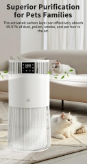 Household pet air purifier wifi intelligent control in addition to formaldehyde PM2.5 in addition to odor air purifier