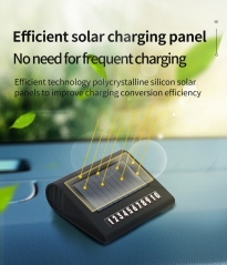 Solar Car Air PurifierAutomatic operationParking startSolar chargingUltra-long battery lifeConsumables-free