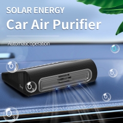 Solar Car Air PurifierAutomatic operationParking startSolar chargingUltra-long battery lifeConsumables-free