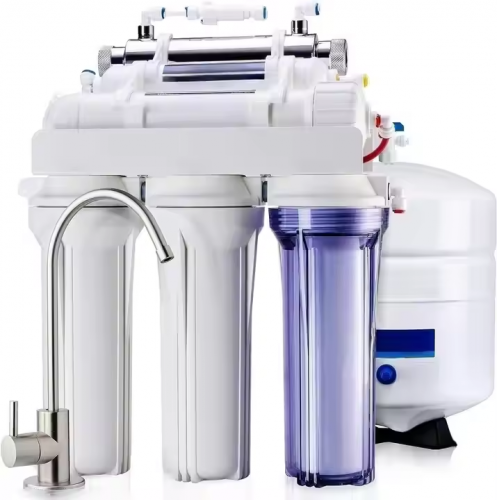 6 stage 50 75 gpd uv water purifier machine home 0.0001 micron drinkable under sink home pure osmosis ro water filter system