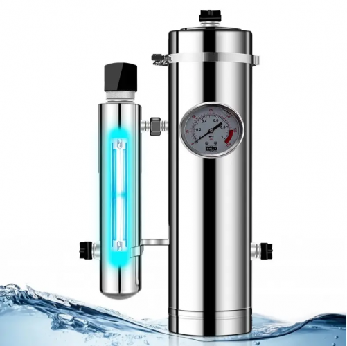 New PVDF Uf Membrane Stainless Steel Filter Housing Water Purifier Machine Tap Water Mineral UF Water Filter With Uv