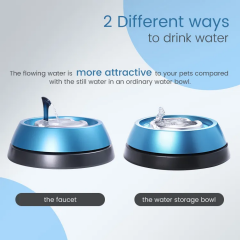 1.8L Ultra-Quiet Automatic Cat Dog Drinking Fountains PP Large Capacity Cat Dog Smart Pet Water Fountain With Filter