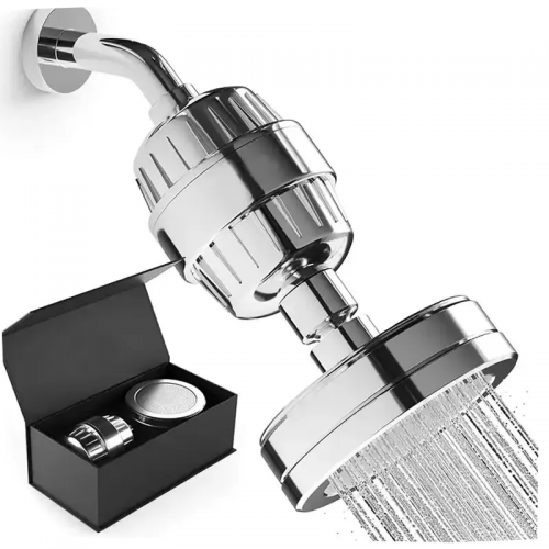 OEM and ODM 20 Stages Shower Filter Full Filter Shower Head High Flow Powerful Fixed Spa Filter Shower Head with filtration